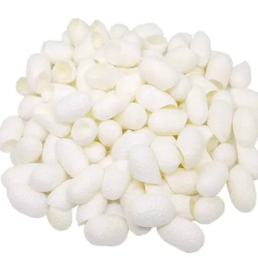 Petluno 100pcs Fresh Natural Silk Ball Cocoons Facial Cleanser Balls Healthy Skin Care Scrub Face Massage