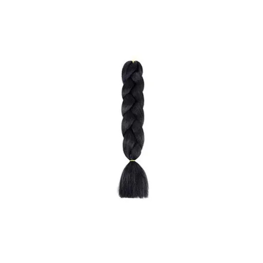 Coloured Jumbo Braiding Hair Extensions Braids Twist Hight Temperature Kanekalon - 1#