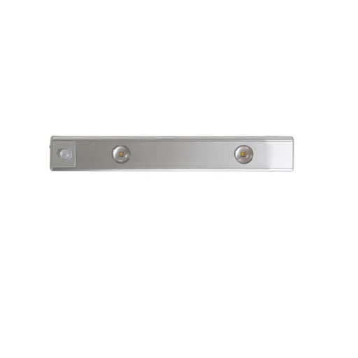 LED Closet Light Ultra Thin Intelligent Rechargeable Wireless LED Motion Sensor Light for Cabinet 20cm / 7.9in Silver