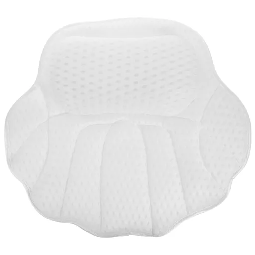 Bath Pillow Bathtub Pillow with Non-Slip Suction Cups Shell Shaped Tub Neck Back Support Pillows Bath Tub Headrest Pillow