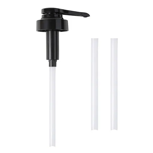 2 pack Oyster Sauce Dispenser Pump – Squeeze Pump for Soy Sauce, Chili Oil, Ketchup, Tomato Paste, Condiments – Reusable Kitchen Tool for Bottles (black)