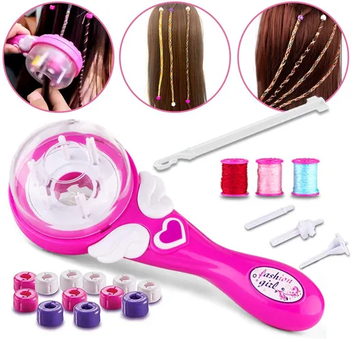 Hair Braider - Electric Automatic Hair Braiding - Braiding Attachment - Hair Braiding Machine - Incl Accessories - DIY - Automatic Hair Braider - 25*9 cm