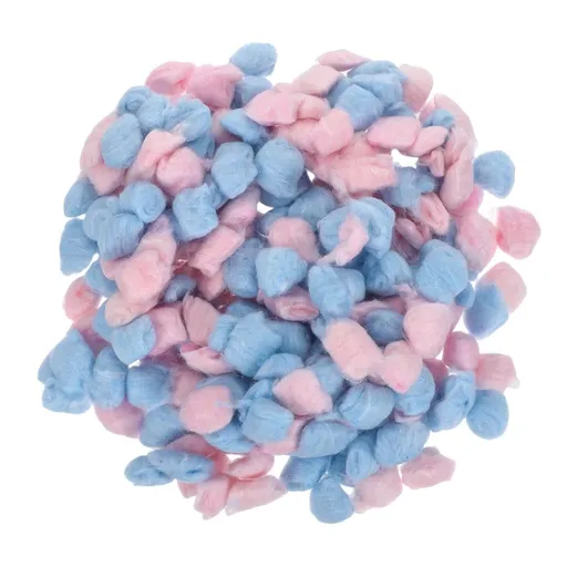 500Pcs Assorted Color Soft Cotton Craft Puff Balls for DIY Decoration and Art Projects