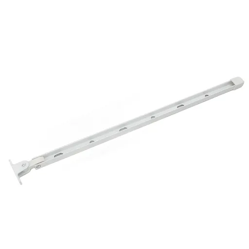 Greenhouse Window Stay Sturdy Aluminum Manual Greenhouse Roof Vent Opener Bar Kit with 6 Screws 15.35in White