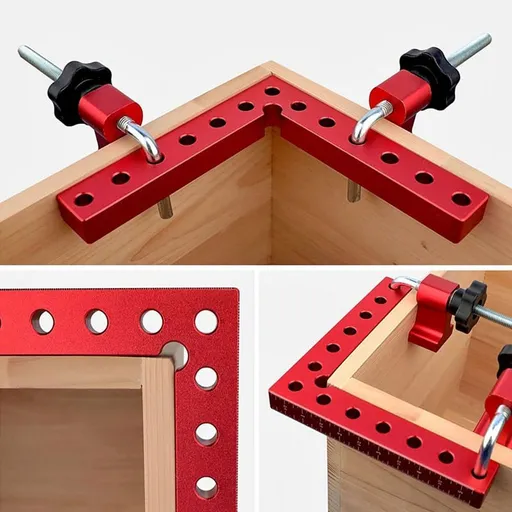 3 Pieces of 100Mm Woodworking Right-Angle Fixture Right-Angle Fixing Clamp L-Shaped Auxiliary Fixture