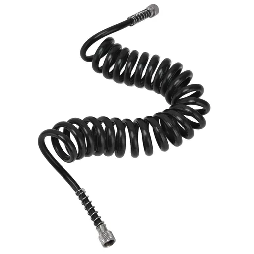 Air Hose Polyurethane Coil Air Hose with G1/8 Female Thread Fittings for Paint Airbrush Accessories