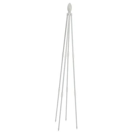 White Iron Potted Plant Climbing Trellis for Garden Decoration