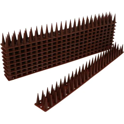 12 Pcs Anti Pigeon Spikes Bird Deterrent Strips, 5.4 m