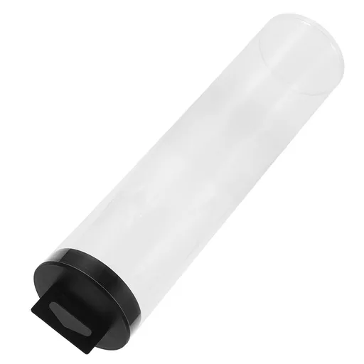 Clear Tennis Ball Holder Black PVC Organizer, Portable and Practical Design