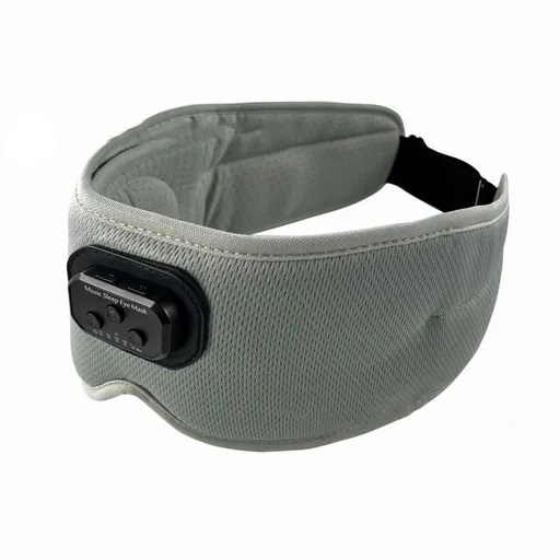 Sleep Mask Eye Mask White Noise Sleep Headphones Wireless 5.2 Bluetooth Music Sleeping Eye Mask -Gray