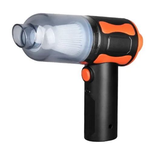 Cordless Handheld Vacuum, Portable Car Vacuum Cleaner, Powerful Suction Brushless Motor, 2 in 1 Vacuum and Blower, Type C Fast Charging, Lightweight, Includes Crevice Tool and Brush Attachment