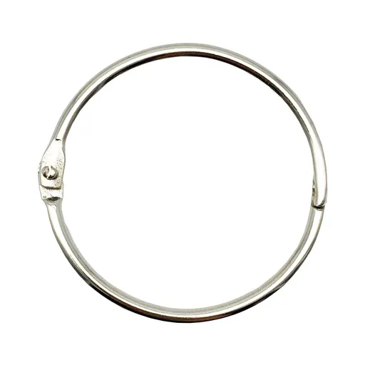 Shower Curtain Hooks Metal Easy to Open and Close 2 Inch Silver Set of 12
