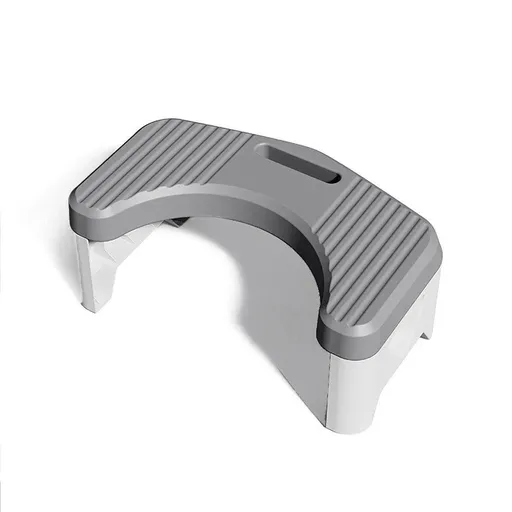 Thickened Toilet Squatting Stool Bathroom Footstool Household Restroom Pad - Grey