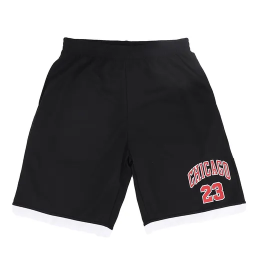 Men's Basketball Sports Shorts Gym Jogging Swim Board Boxing Sweat Casual Pants, Black - Chicago 23, 3XL
