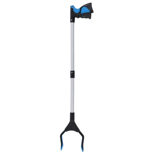 Trash Grabber Aluminum Alloy ABS Material Folding Design Lightweight Portable Blue Black Labor Saving Picker