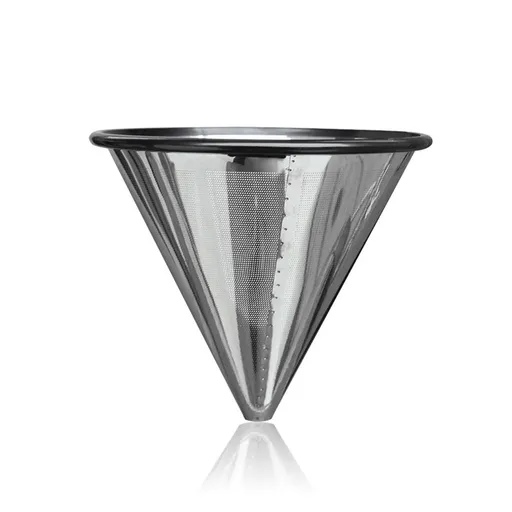 Reusable Coffee Filter for Pour Over Drippers : Stainless Steel Wave Alternative for Sustainable Brewing