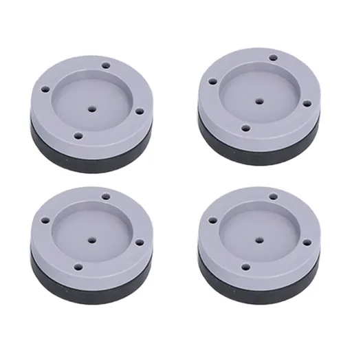 4Pcs Non Slip Anti Vibration Pad Anti Shock Absorbing Feet Pad for Automatic Washing Machine