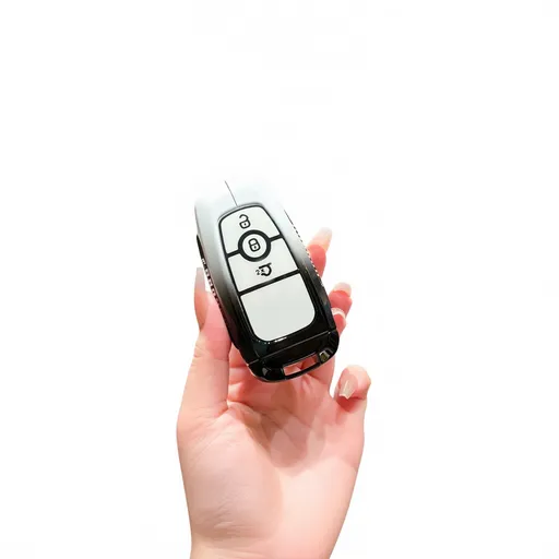 Fragrant car island Jiangling Liema Key Case 3 Button Standard 3-key gradient black and white single shell