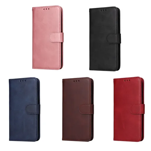 Phone Case PU Leather Wallet with Card Slots for Samsung Galaxy A55 5G Brown
