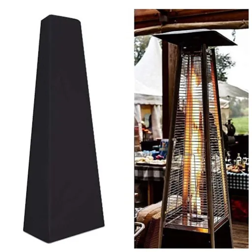 Heavy Duty Waterproof & Dustproof Outdoor Garden Heater Cover Propane Outdoor Heaters Cover for Standing Heater Pyramid