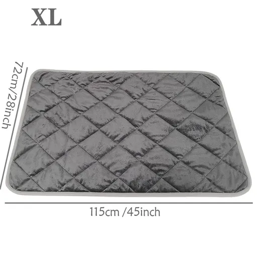 Self-Warming Pet Mat with Heat Reflective Technology for Dogs and Cats Waterproof No Electricity Needed Comfortable Winter Pad for Local Pet Owners(72*115cm)