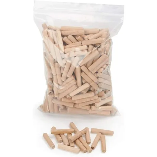 Wood Dowels Beech Wood Dowels Woodworking Supplies Drilling Dowels DIY - Wood color - Size 8-40mm