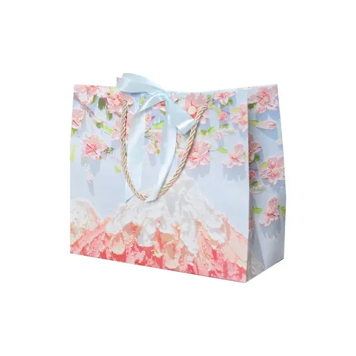 50PCS Cloud Mountain Petals Cream Wind Stereo Oil Painting Paper for Gift Wrapping - B