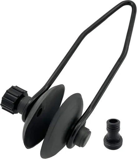 Universal Round Muff Motor Flusher for Boats - Flush Away Sand, Silt and Salt Boat Water Flushing kit Outboard