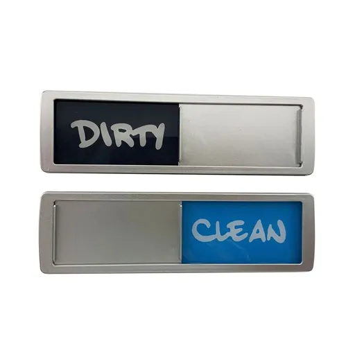 Magnet Sticker Advanced Dishwasher Magnet Clean And Dirty Sign Indicator For Dishwasher Scratch Frees Easy To Read Solid Slide For Kitchen, Office Whiteboard, Cabinet and Dishwasher