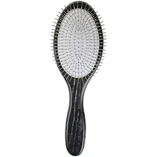 Metal Spike Paddle Brush for Women Men Children Hair Detangling Massage Anti-Static All Hair Types