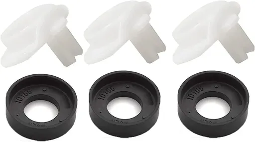 3PCS 101237 OEM for Moen Cup Seal & Diverter Gate for Plumbing Fixture or Faucet, 3800 Tub Spout Replacement Part