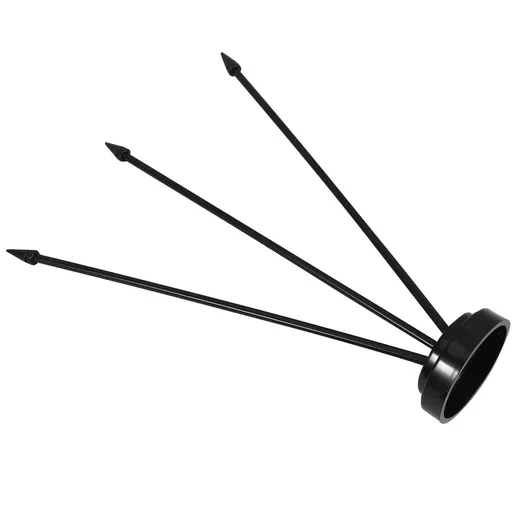 Lightweight Plastic Flag Holder Stand for Small Flags, Perfect Indoor and Outdoor Flagpole Accessory