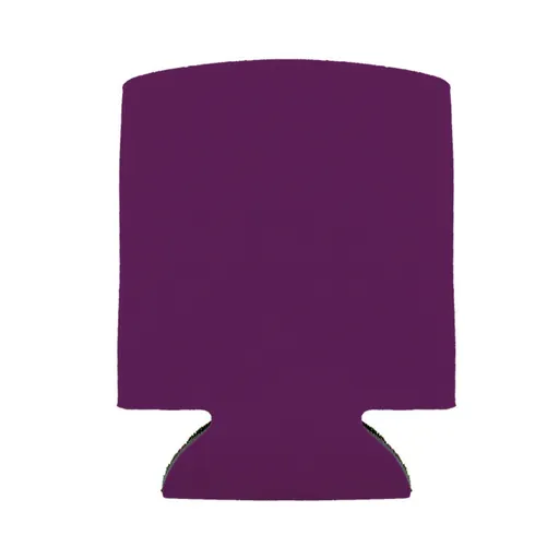 1 Piece Foam Can Cooler Sleeve, Insulated Non Slip Cover for Standard Beer and Soda Cans in Purple, 2.75 x 5.11 in