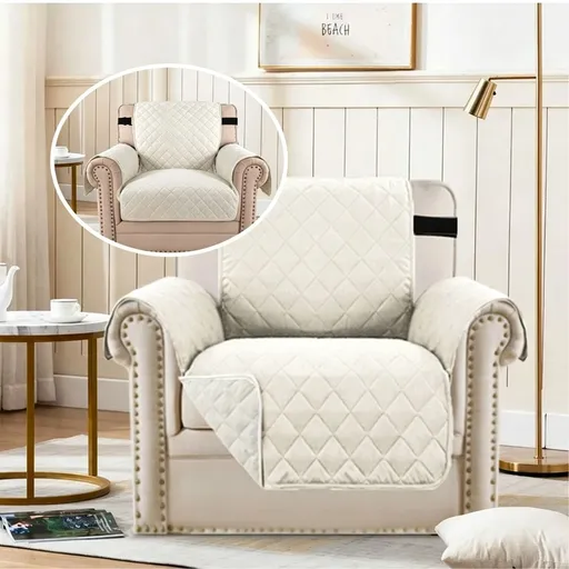 Chair Slipcover Reversible Chair Cover Water Resistant Couch Cover Washable Chair Cover Non-Slip Fabric Furniture Protector