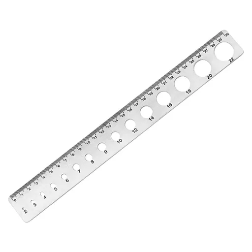 High Accuracy Stainless Steel Measuring Tool Round Square Cutouts Lightweight Practical For Engineers Architects