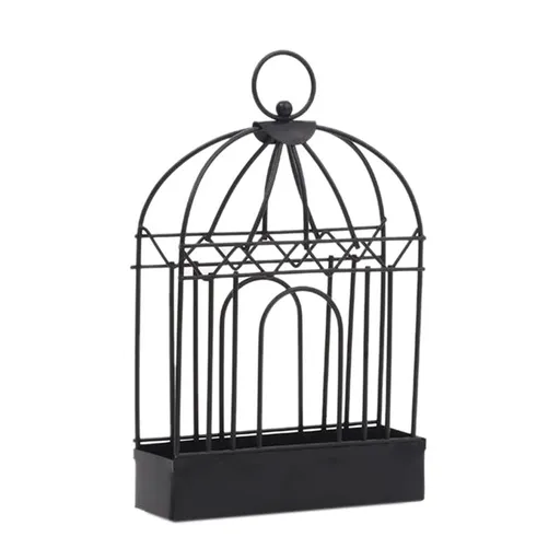 Metal Incense Repellent Holder Suspendable Modern Iron Safe Sandalwood Holder Rack for Home Bedroom Living Room Black