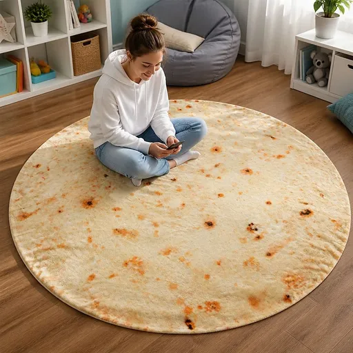 Tortilla Blanket Burrito 180cm Blanket Throw Rug