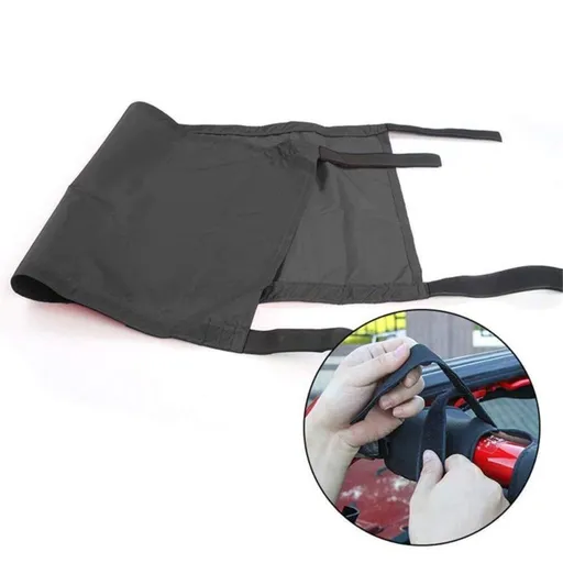 Car Roof Hammock for Wrangler, Cargo Net Roof Top Netting Hammock Waterproof & Comfortable Fabric Black
