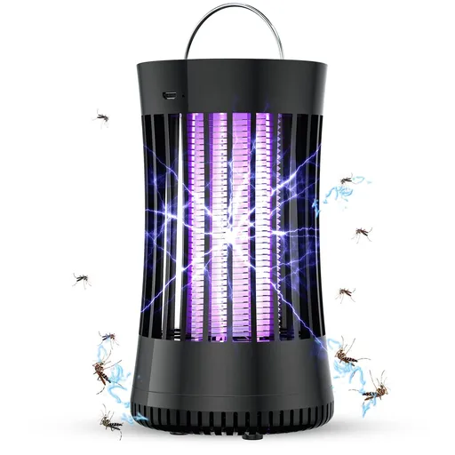Electronic Rechargeable Mosquito Killer Lamp/Bug Zapper for Summer Trip,Outdoor Camping,Patio,Home and Garden,Mosquito Trap Indoor
