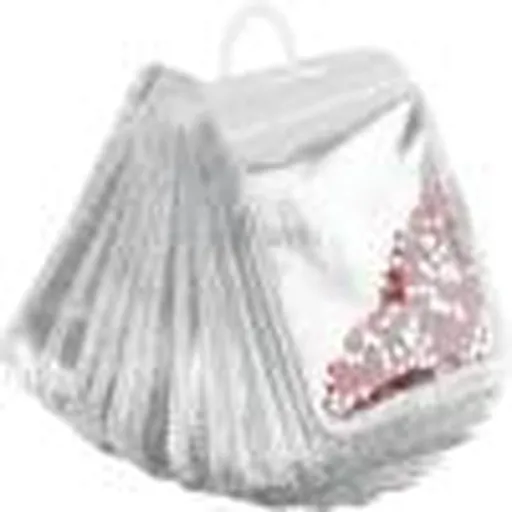 50-Pack Reusable Diamond Painting Bead Storage Bags with 1 Ring, Sealed Plastic Zipper Pouches for Sewing Supplies, Clear Craft Organizer with Metal Loose Leaf Binder Clip