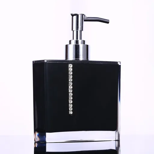 5PC/Set Acrylic Bathroom Accessories Bath Cup Bottle Toothbrush Holder Soap Dish