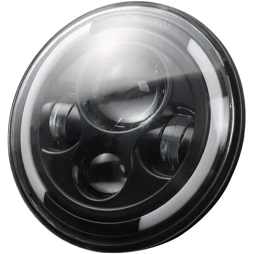 LED Headlight 150W Round LED Headlamp H4 H13 6500K Waterproof Low Beam, 150W, 7 in