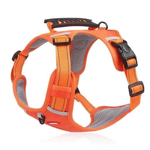Non pull dog seat belt, reflective and unobstructed pet pad vest seat belt, suitable for small and medium-sized dogs