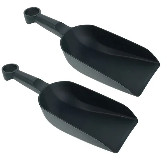 2Pcs Small Soil Scooper Lightweight Plastic Trowel for Easy Digging and Garden Decoration Tasks Green