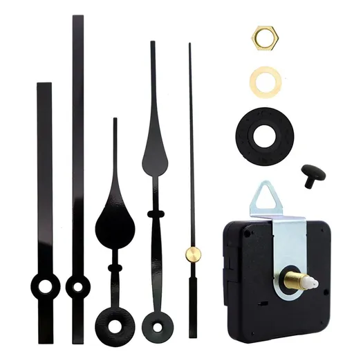 Metal Hands Silent Quartz Clock Movement,Wall Clock Replacement Quartz Movement Silent Clock Movement High Torque Clock Movement