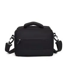 Compact Camera Bag – Stylish, Shockproof, Versatile Shoulder Case for Men/Women DSLR, Mirrorless, and Digital Cameras (Canon/Nikon/Sony/Fuji) - Black