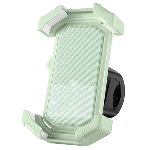 Adjustable Motorcycle Phone Holder With Silicone Protection For Secure Locking, for Vehicle Maintenance and Replacement, Green