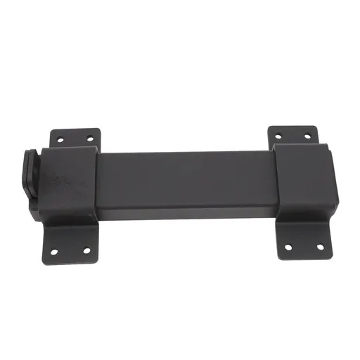 Slide Gate Latch Carbon Steel Heavy Duty Latch Lock with Padlock Hole for Fence Shed Barn Door Courtyard