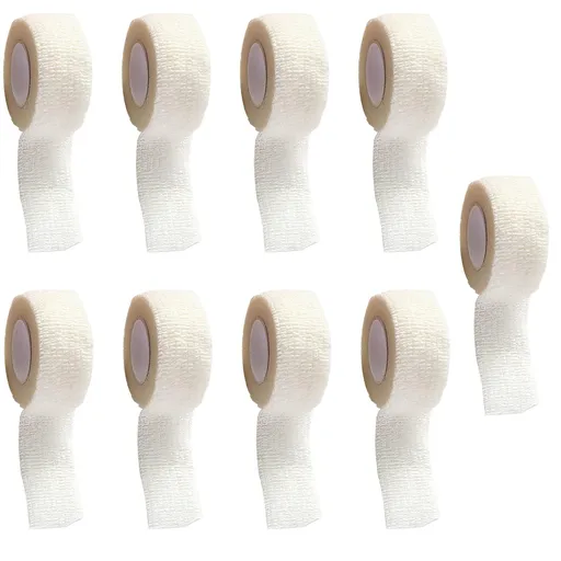 Finger Bandage , Finger Protection, Anti-Wear Hand Tape, Learning Tools, Self-Adhesive Finger Guards, 9 Pack 1"Self Adhesive Wrap Self Stick Wrap for Ankle Wrist Finger Z1-A