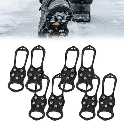 Universal Non-Slip Gripper Spikes, 2026 New Traction Cleats Ice Snow Grips Anti Slip Silicone Multipack, Upgrade Universal Gripper Spikes Non Slip Shoe Grips for Walking Hiking